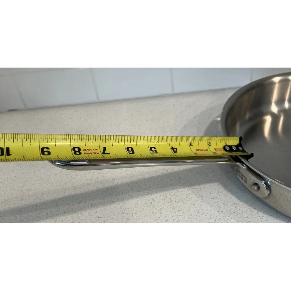 All-Clad Stainless Steel Sauté Saucepan 3 Quart 11 inches 3-ply Two Handle READ